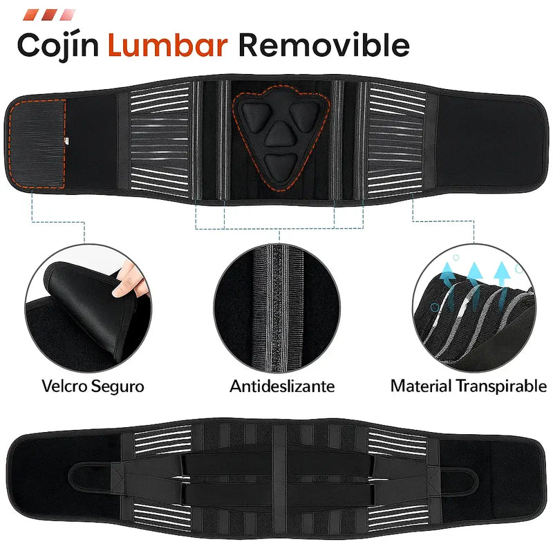 Faja Lumbar Ortopédica con Soporte Ajustable1