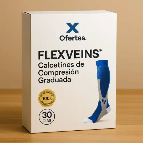 Medias de Compresión para Aliviar Dolor y Mejorar Circulación FlexVeins™ Ultra