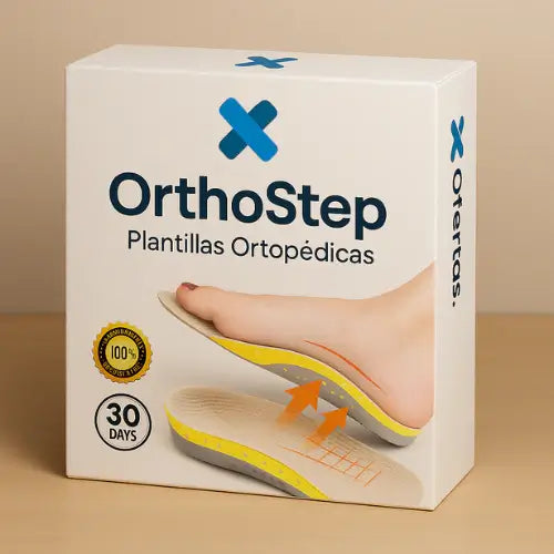 Plantillas Ortopédicas OrthoStep para Caminar sin Dolor