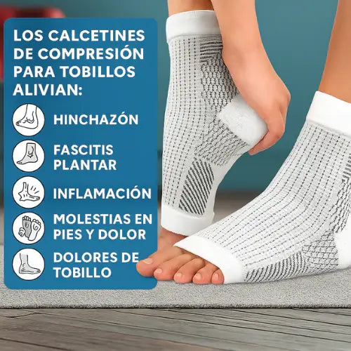Medias Ortopédicas de Compresión para Aliviar Dolor y Mejorar Circulación RelaxaPies