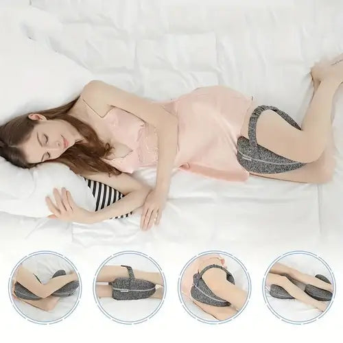 SleepKnee™ - Almohada Ortopédica para Rodillas y Alivio de Dolor Lumbar