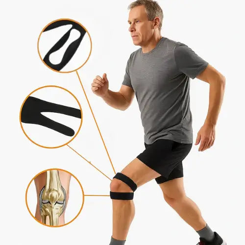 SupportWrap™ - Rodillera Ortopédica Ajustable para Dolor y Soporte Articular
